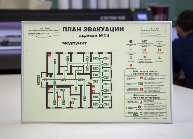 Как проверить актуальность плана эвакуации