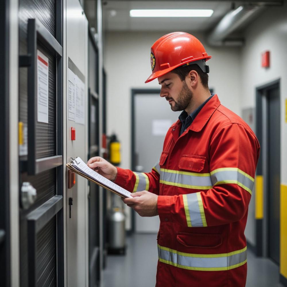 Плановая проверка пожарной безопасности инспектором
