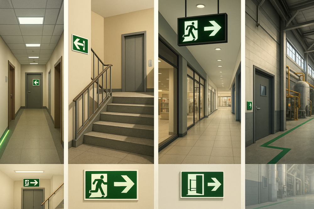 Выбор эвакуационной навигации в зависимости от типа здания