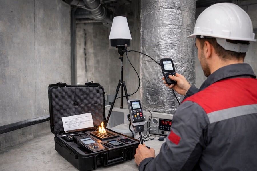 Испытания пожарной безопасности на объекте