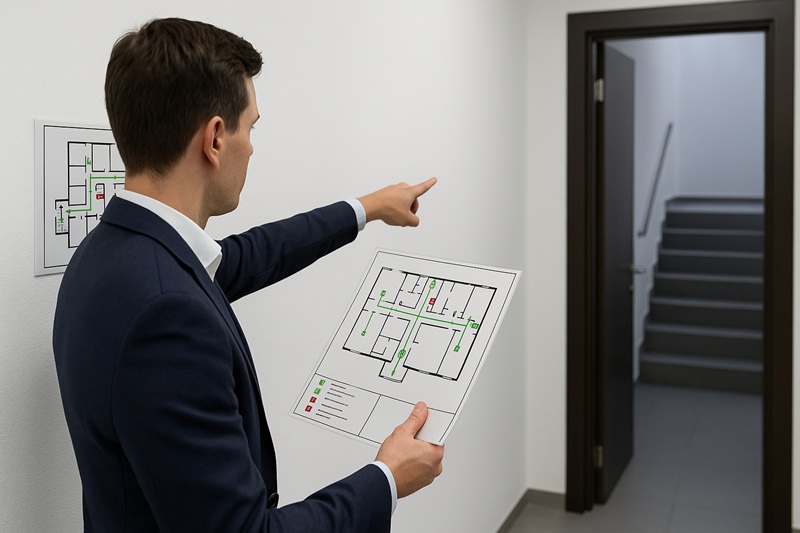 Как проверить план эвакуации на своём объекте