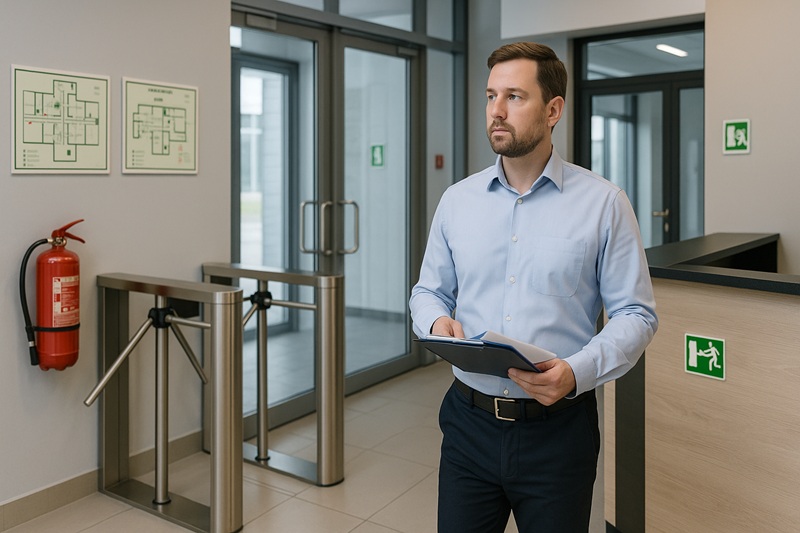 Первая проверка пожарной безопасности на новом объекте