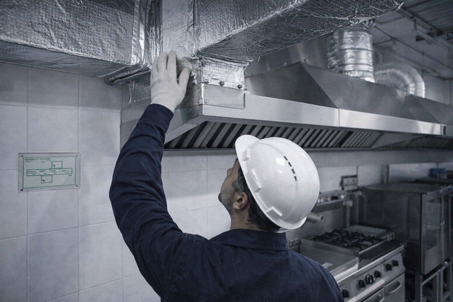 Пожарная безопасность кухни ресторана