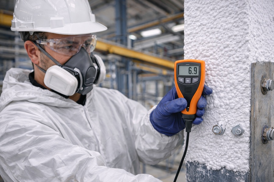 Параметры при проверке эффективности огнезащиты