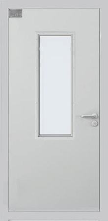 Дверь противопожарная ЕI-60 с окном (одностворчатая)